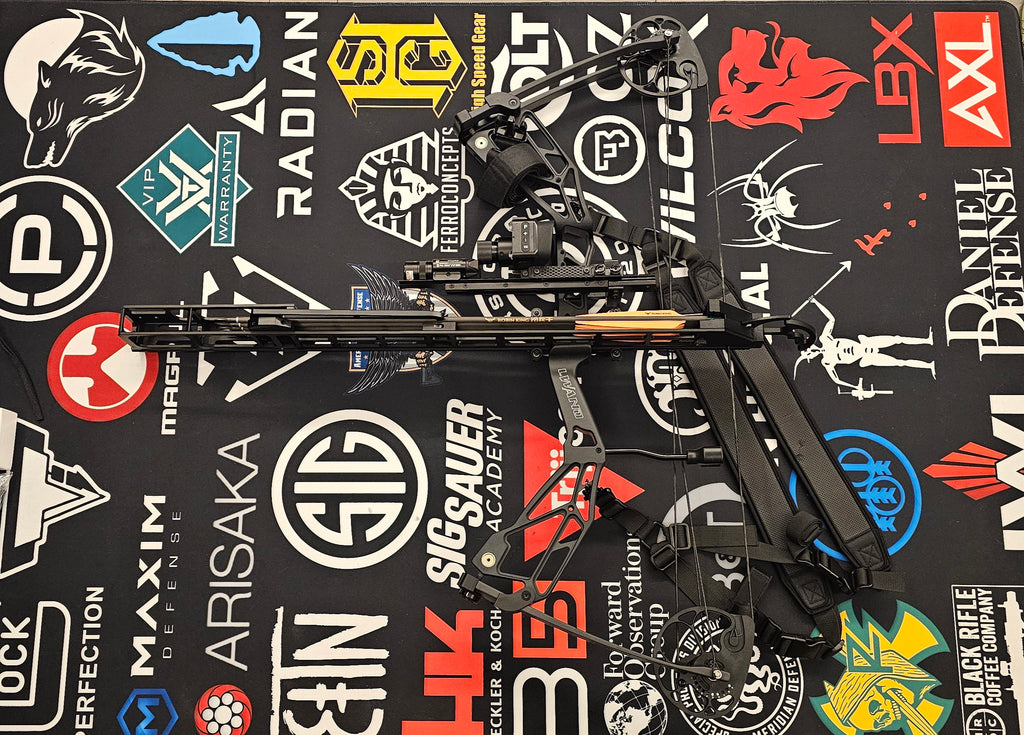Novelty Gear - Full Size Tactical Assault Bow (Fit 7pcs. Full Size Arrow, Arraow head can change according to purpose)