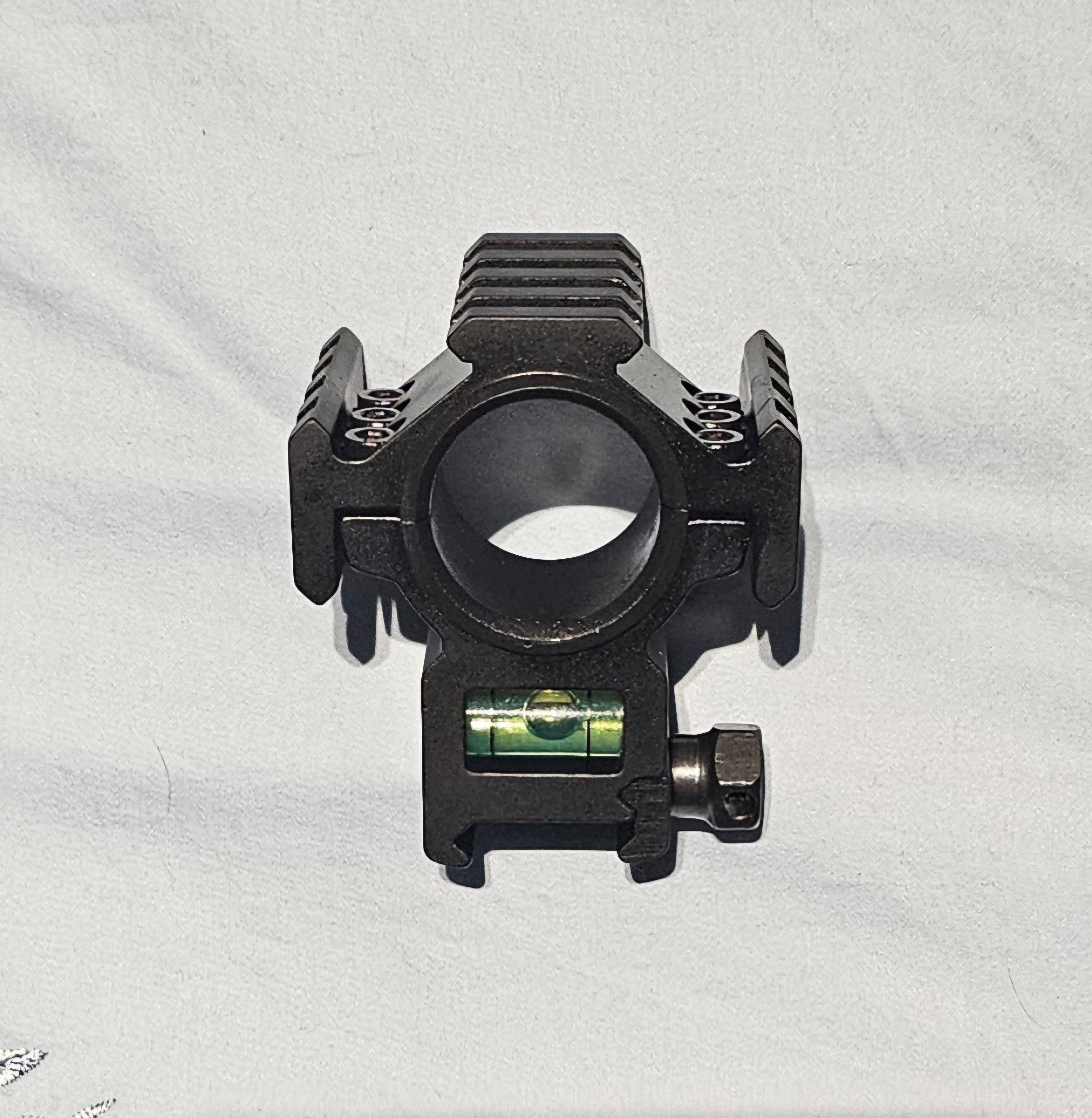Holster System: Universal 3-way 30/25.4 mm Picatinny Rail for Barrel (Bubble level embeded)