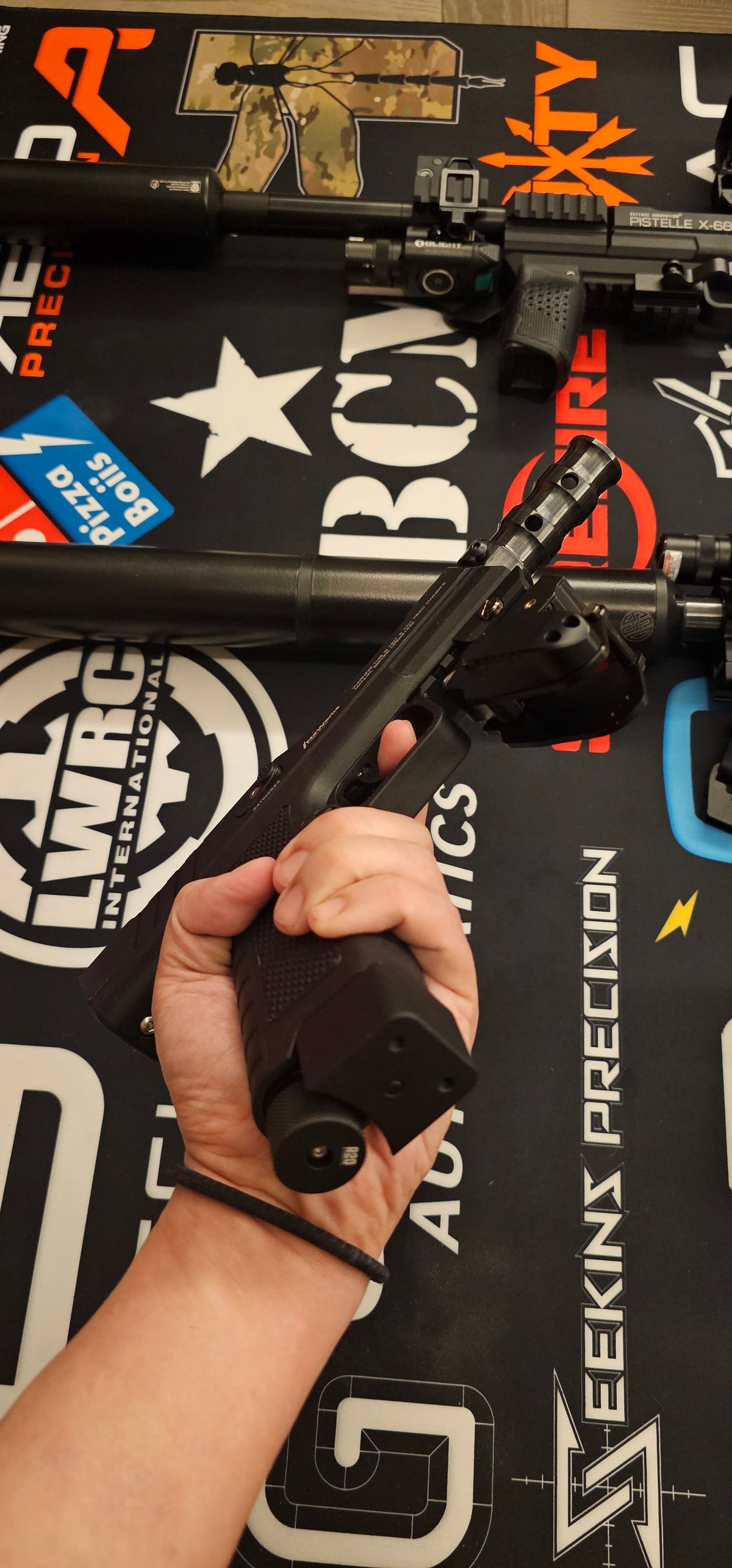 Universal Steel Muzzle Break (Combine with Muzzle Shroud could convert to a surpressor)