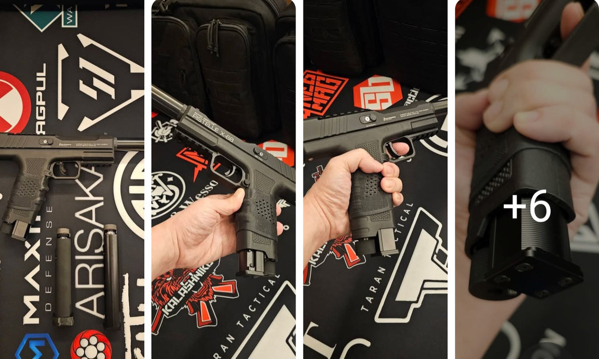 Magazine: Intrubuster Gen 2 / Pistelle X-68 Full Metal Magazine / 7 rounds / Shape rounds compatible (For X-68 to use shape rounds, must be LlMancave tuned)